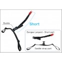 Todo en Uno: Cordón bungee y correa para silla (corto)