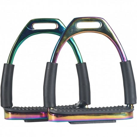 Estribos Fillis Flex Arco Iris Horka